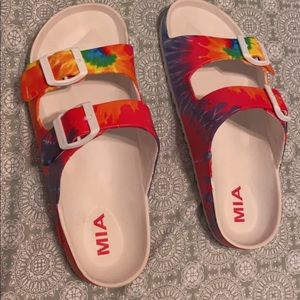 Tie Dye Sandals
